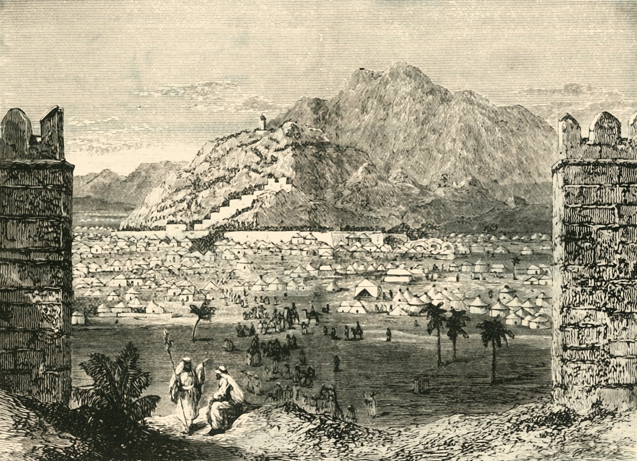 Monte Arafat, cerca de La Meca, 1890 de Unbekannt