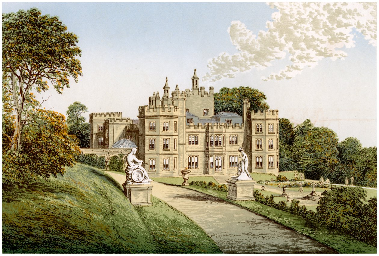 Mount Edgcumbe, Cornwall, hogar de Lord Mount Edgcumbe, c1880 de Unbekannt