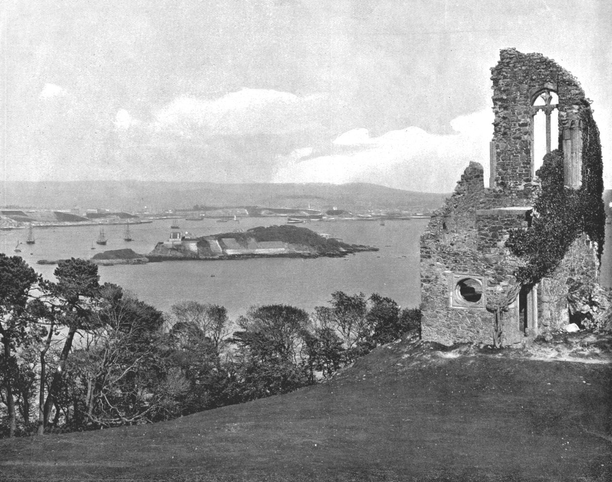 Monte Edgcumbe Folly, Plymouth, Cornwall, 1894 de Unbekannt
