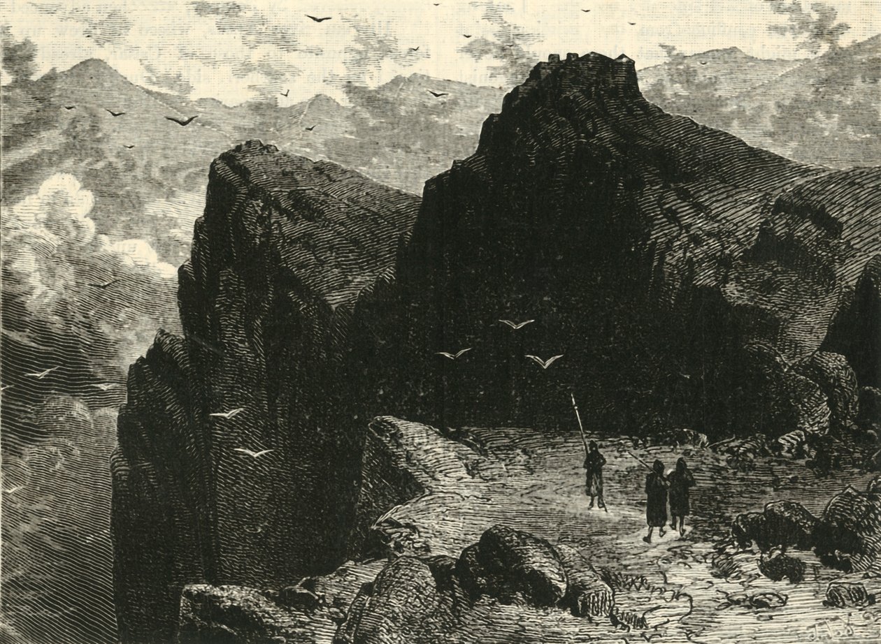 Escena montañosa en Epiro, 1890 de Unbekannt