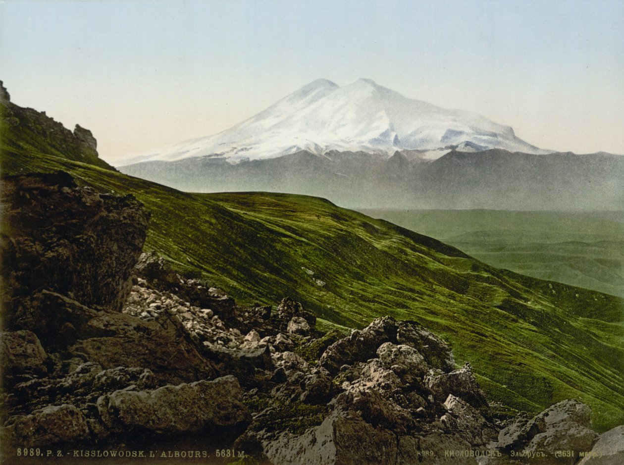 Montaña cerca de Kislovodsk, Rusia, c1895 de Unbekannt