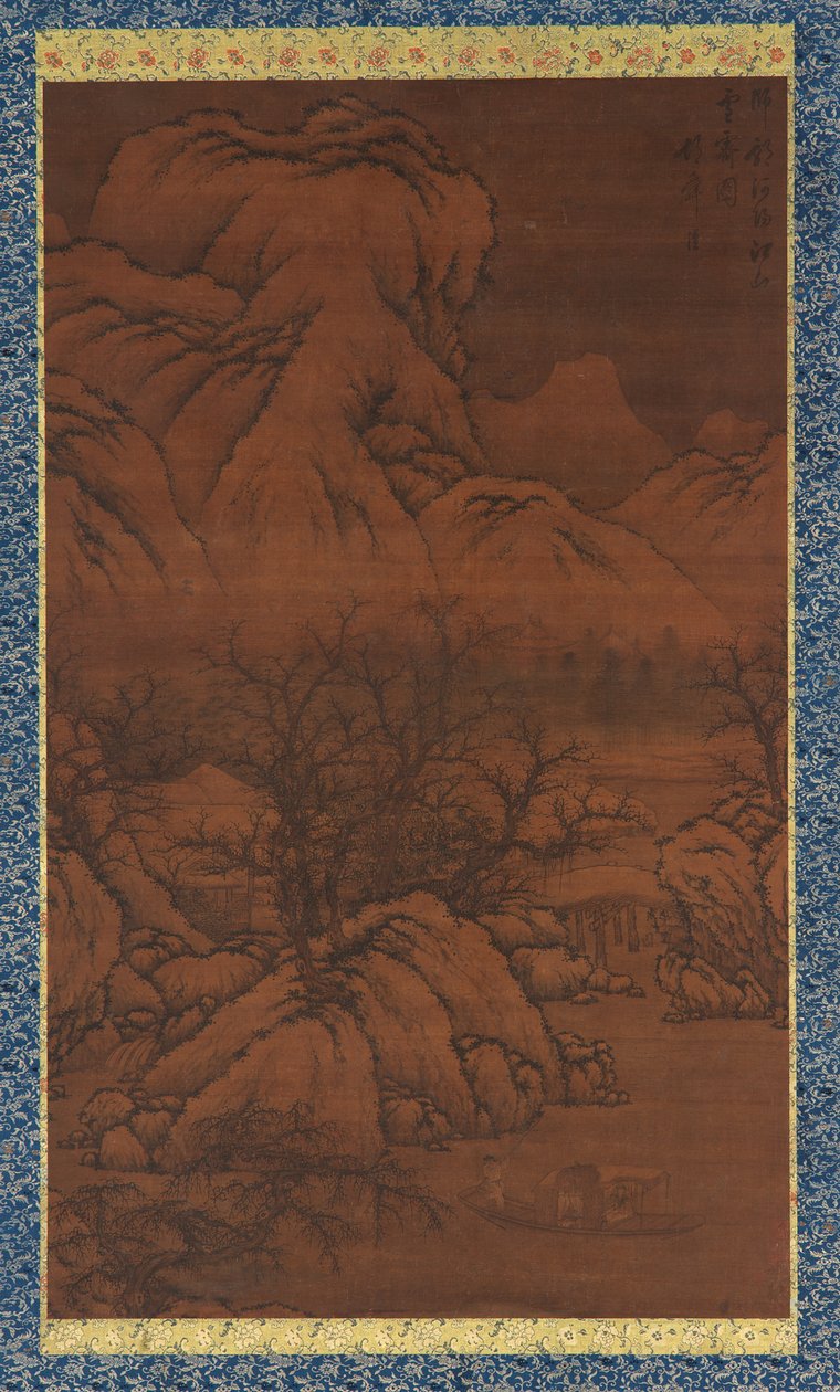 Montañas y arroyos después de la nieve, al estilo de Guo Xi de Unbekannt