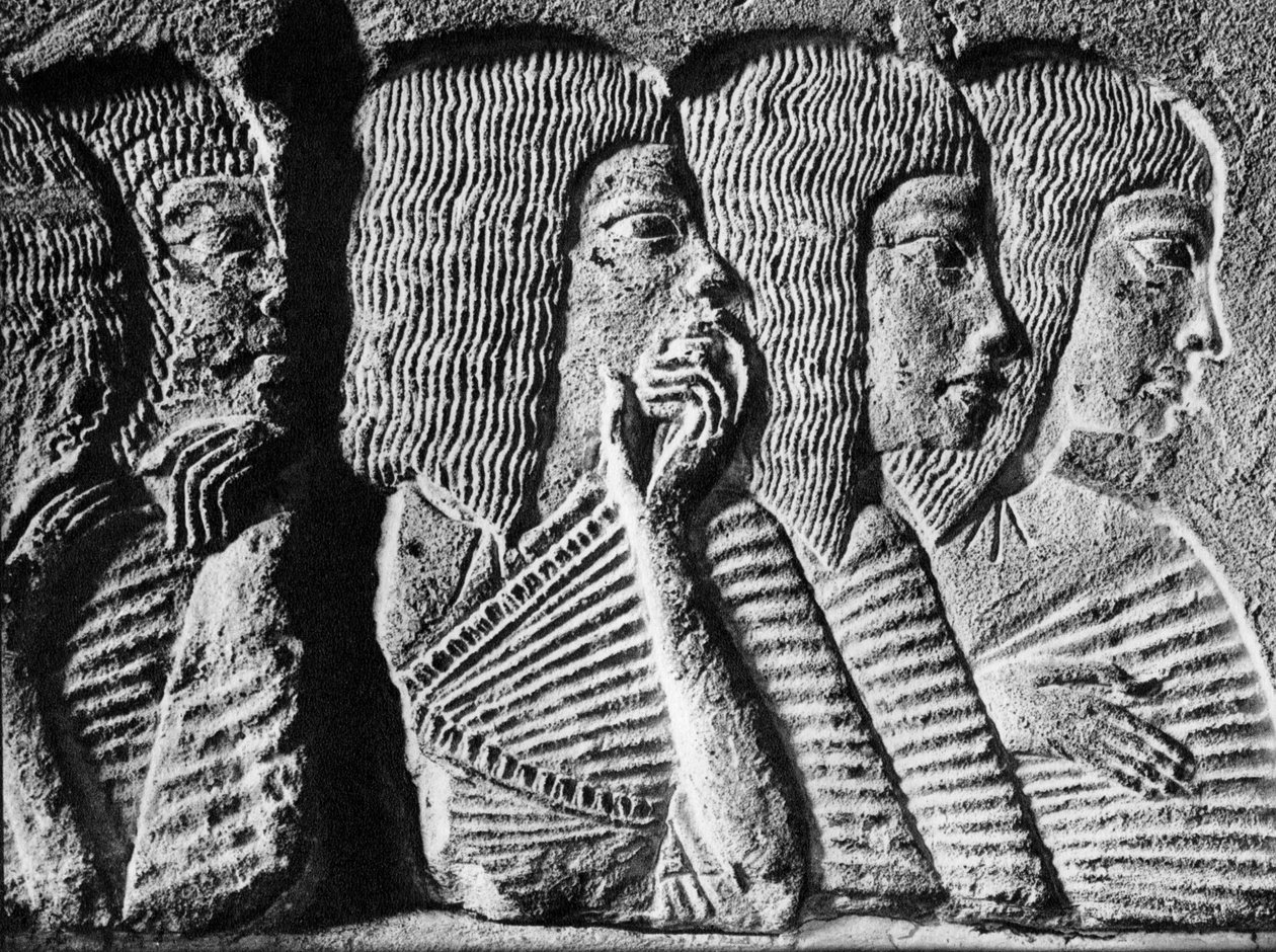 Dolientes en el funeral de un sumo sacerdote memfita, c1350 a.C. 1936 de Unbekannt