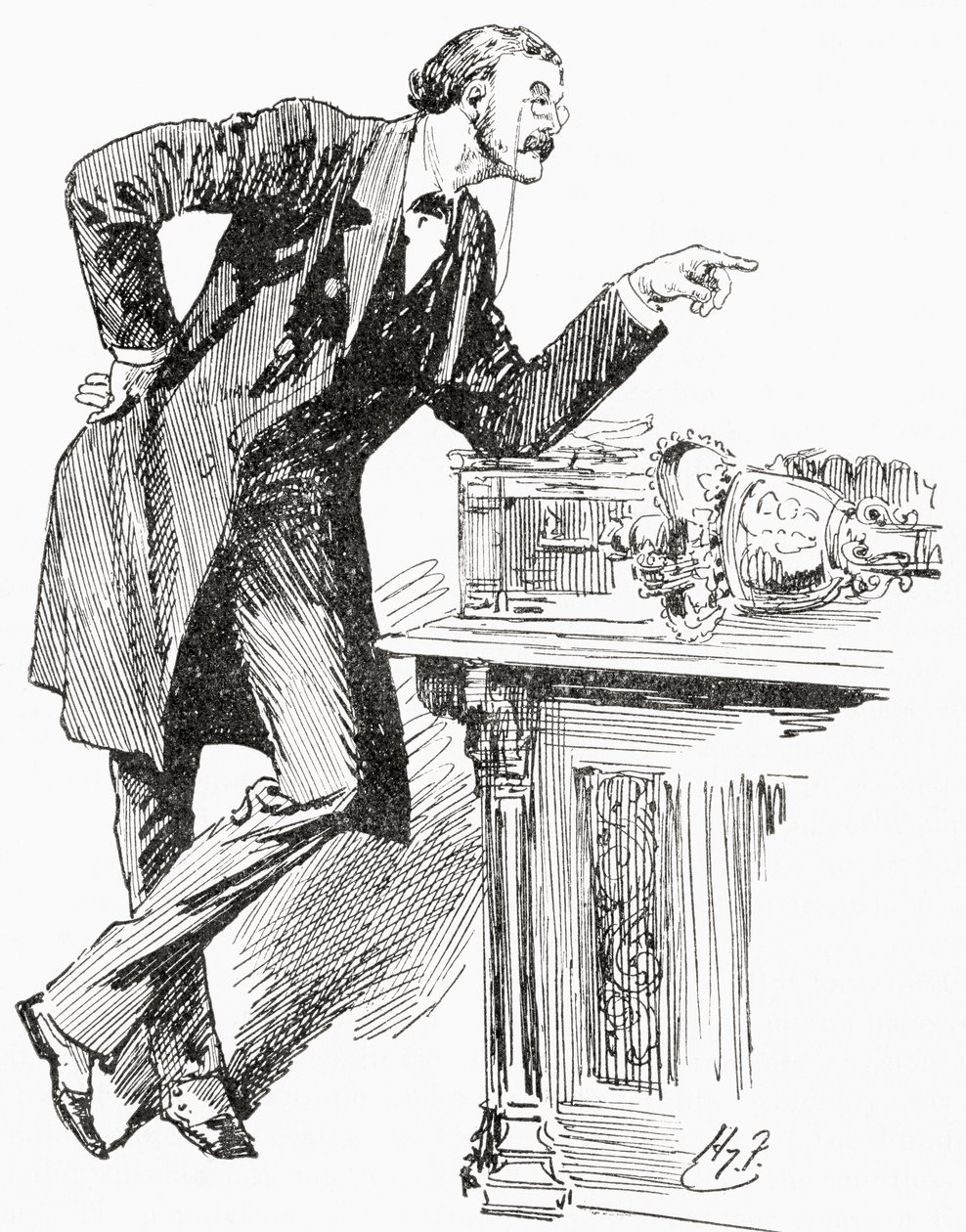 El Sr. Balfour hablando en la Cámara de los Comunes de Unbekannt