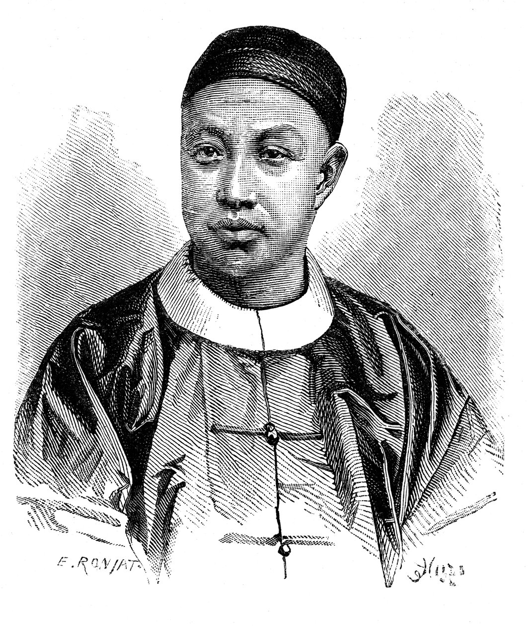 Sr. Yang, agregado de la Legación China en París, c1890 de Unbekannt