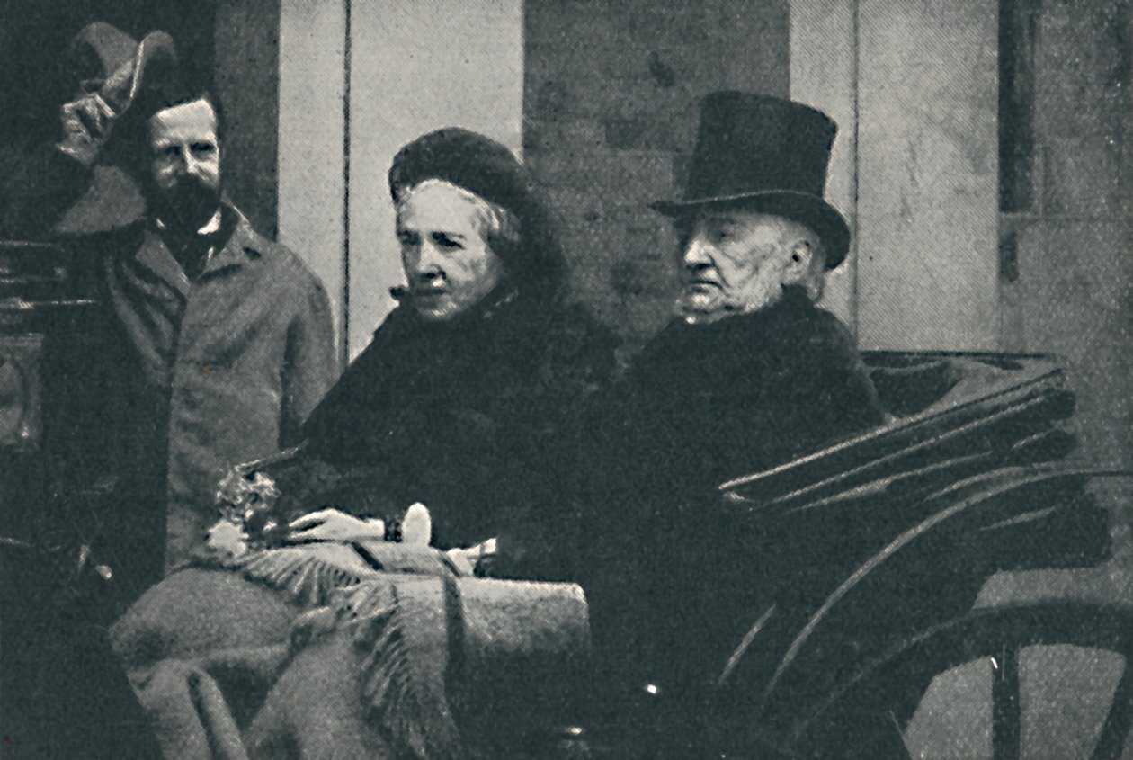 El Sr. y la Sra. Gladstone conduciendo por Glasgow en las elecciones generales de 1892, 1900 de Unbekannt