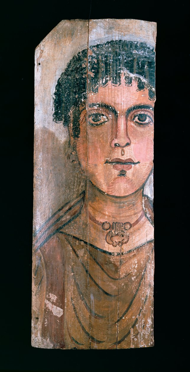 Retrato de momia, 90-110 d.C. de Unbekannt