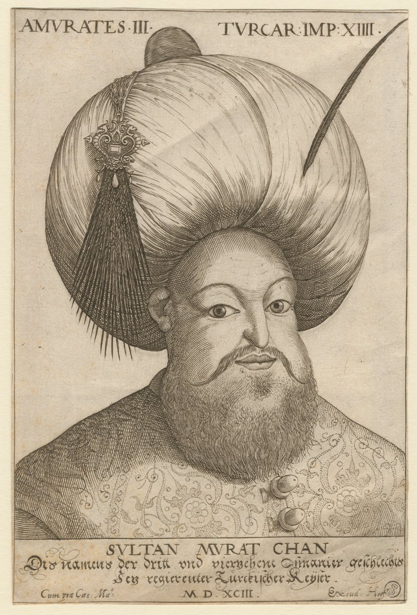 Murad III 1546-1595, Sultán del Imperio Otomano, 1593 de Unbekannt