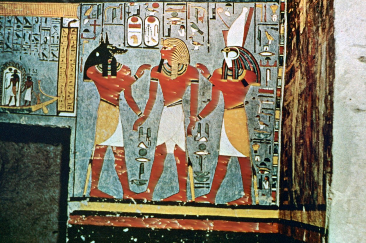 Mural de las Tumbas de los Nobles, Tebas, Luxor, Egipto de Unbekannt