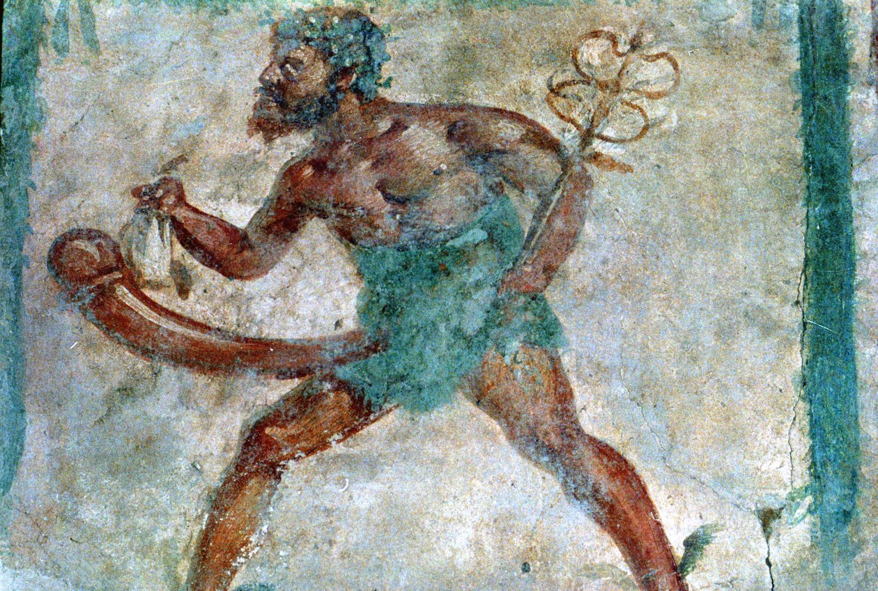 Mural de Mercurio, Pompeya, Italia de Unbekannt