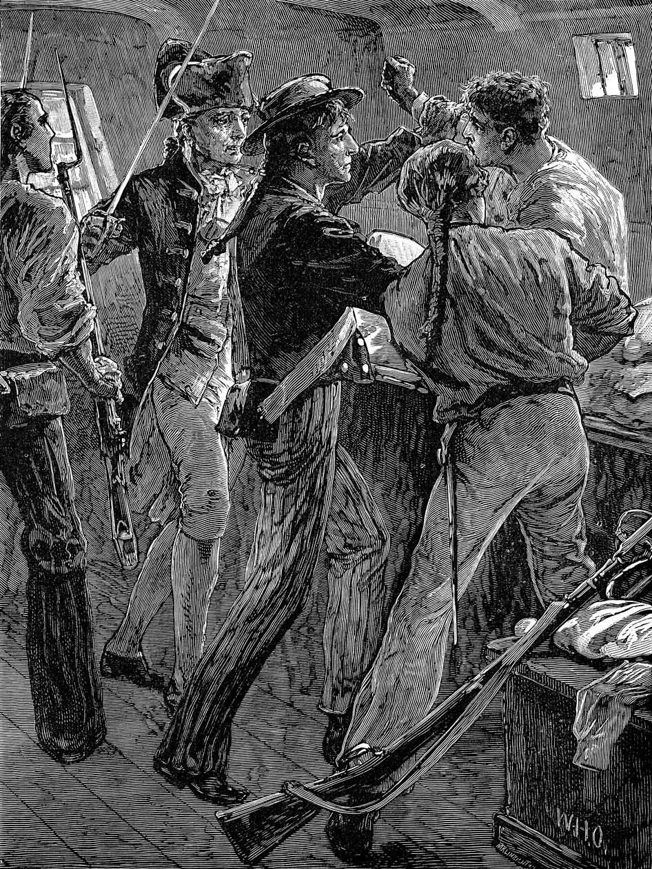 Motín de la tripulación del Bounty, 1789 finales del siglo XIX de Unbekannt