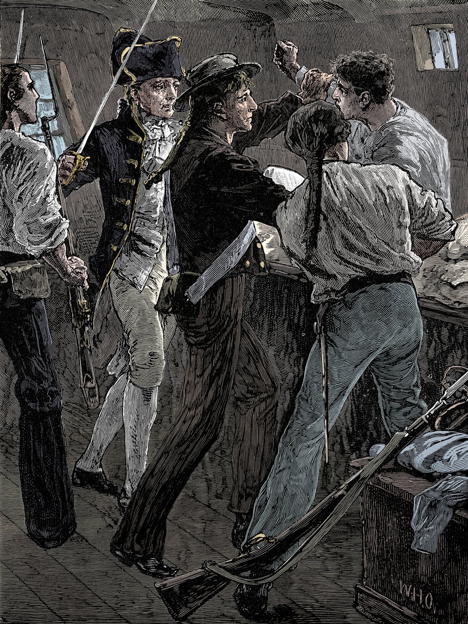Motín de la tripulación del Bounty, 1789 finales del siglo XIX de Unbekannt