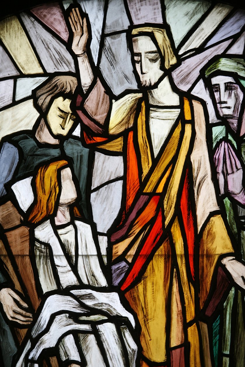 Resurrección del hijo de la viuda de Naín de Unbekannt