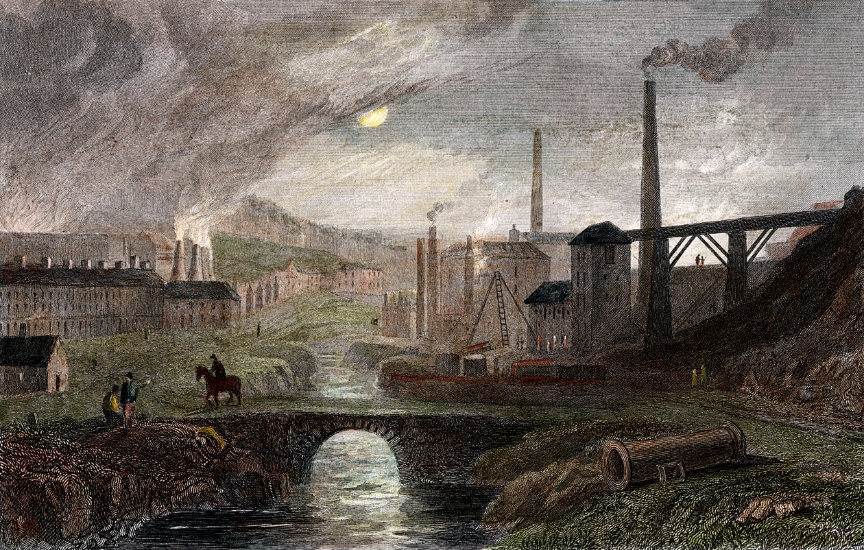 Nant-y-Glow Iron Works, Monmouthshire, Gales, c1780, c1830 de Unbekannt