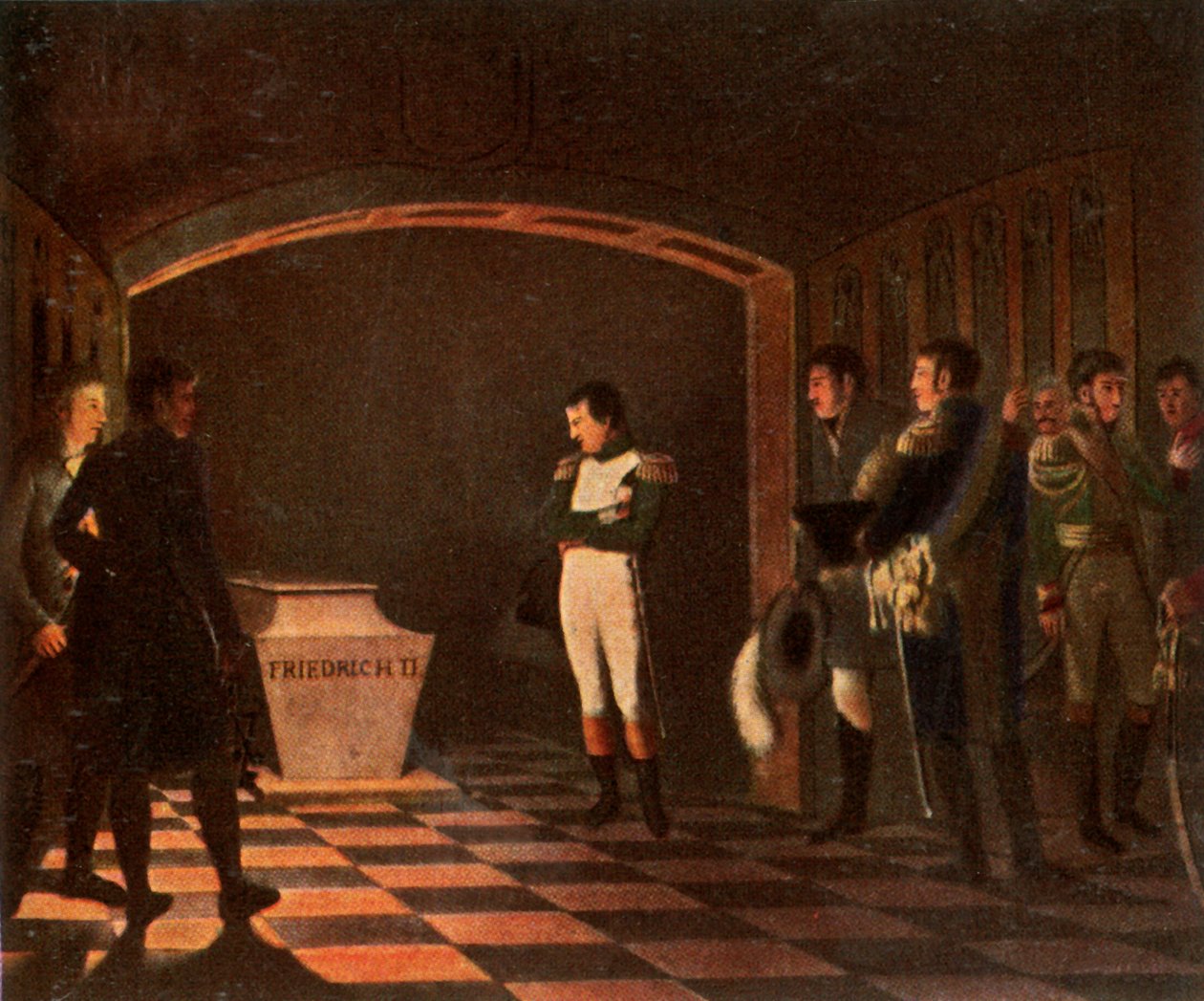 Napoleón I en la tumba de Federico el Grande, 27 de octubre de 1806, 1936 de Unbekannt