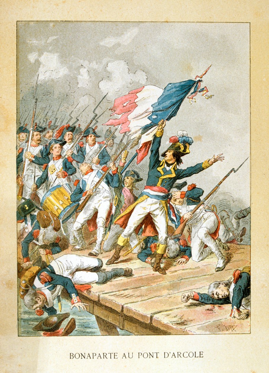 Napoleón en el puente de Arcola, 15 de noviembre de 1796 de Unbekannt