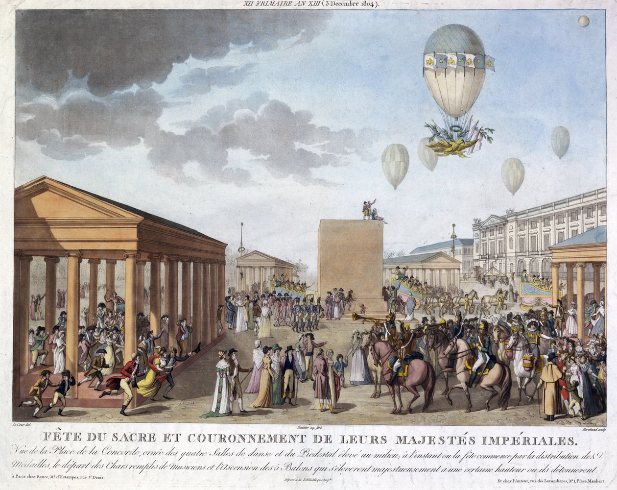 Celebraciones de la coronación de Napoleón, 3 de diciembre de 1804 de Unbekannt