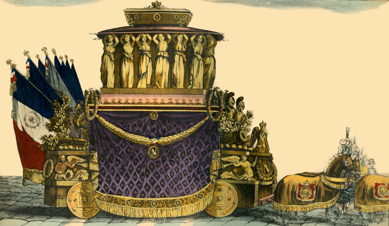 Carro fúnebre de Napoleón, 1840, 1921 de Unbekannt
