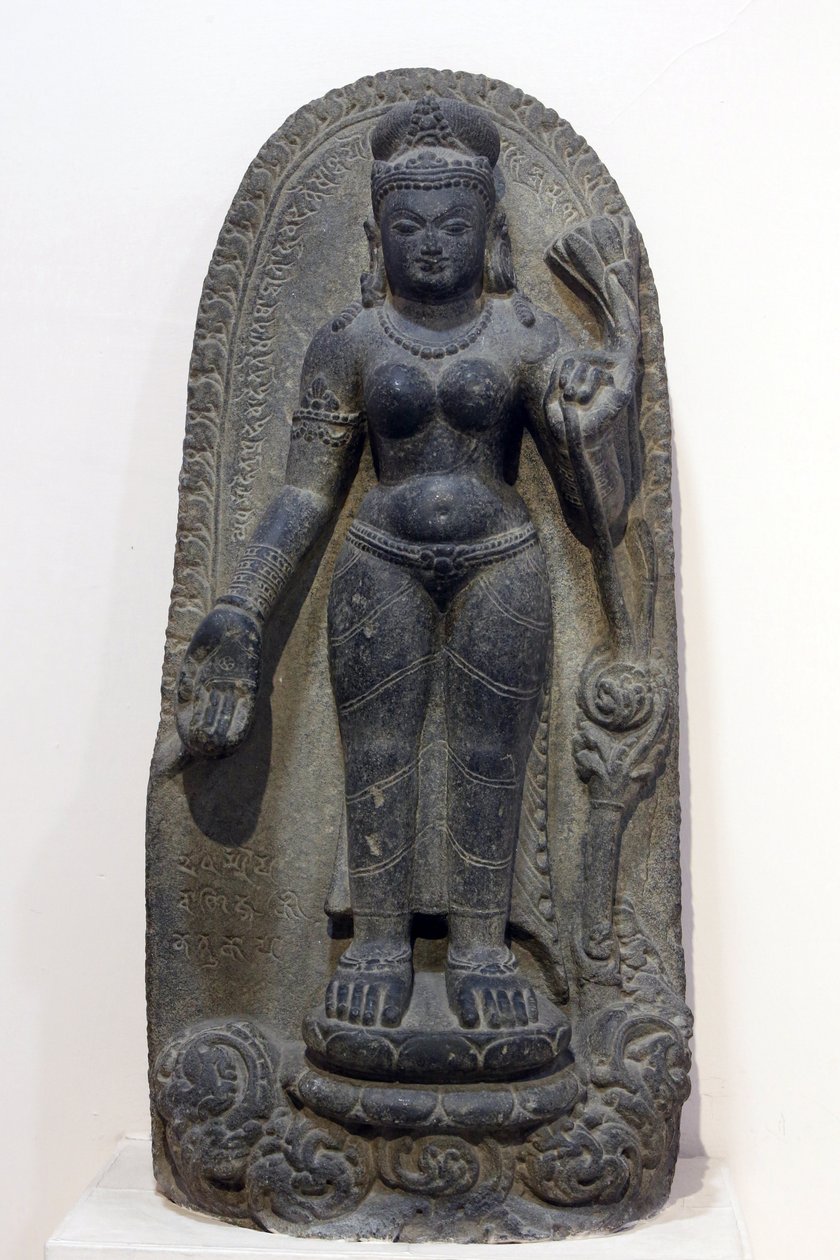 Museo Nacional de India, Delhi. Tara. Pala, siglo VIII d.C., Bihar. Piedra. India de Unbekannt