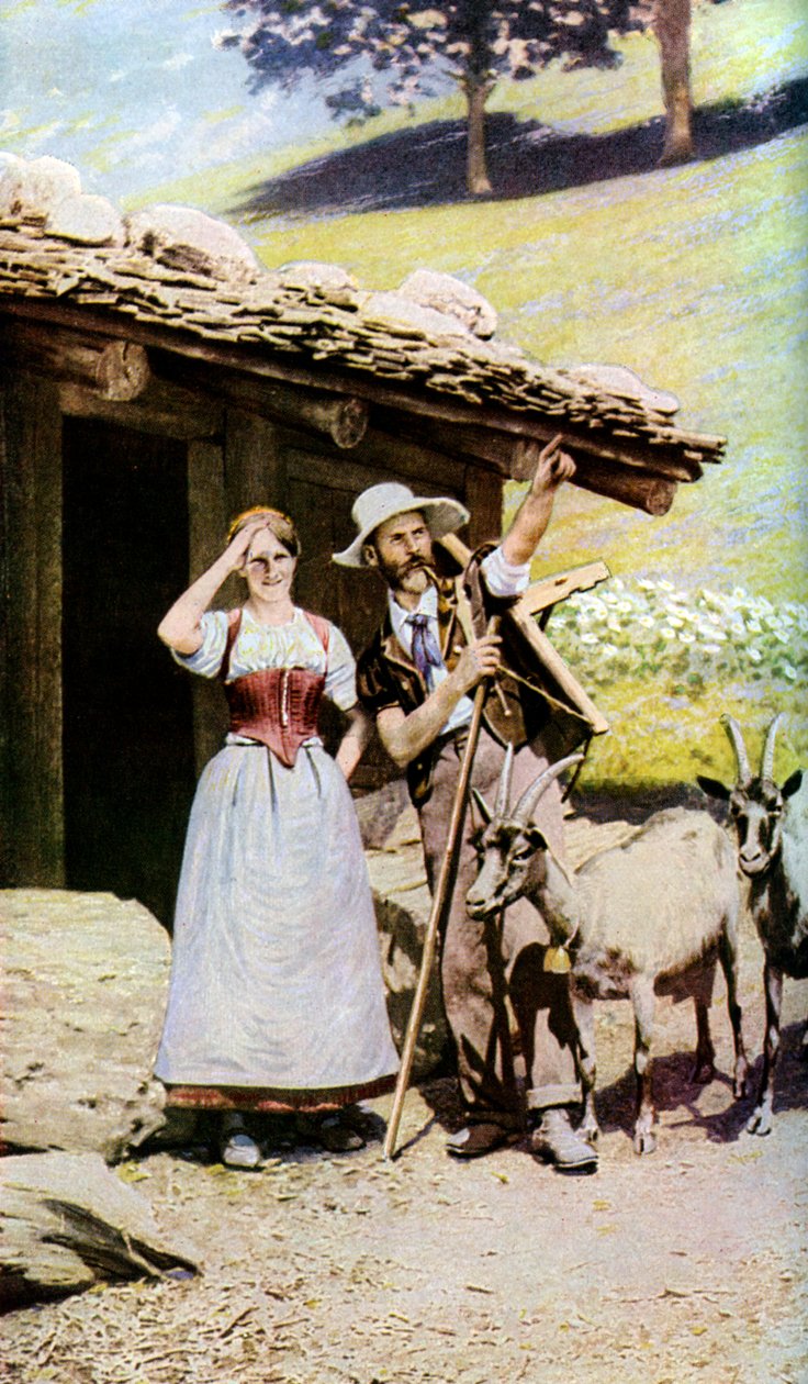 Nativos del Cantón de Berna, Suiza, c. 1924 de Unbekannt