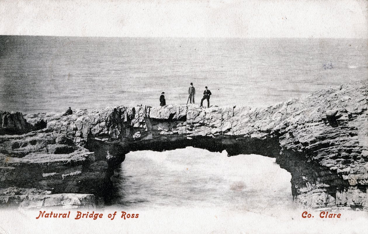 Puente Natural de Ross, Condado de Clare, Irlanda, 1906 de Unbekannt