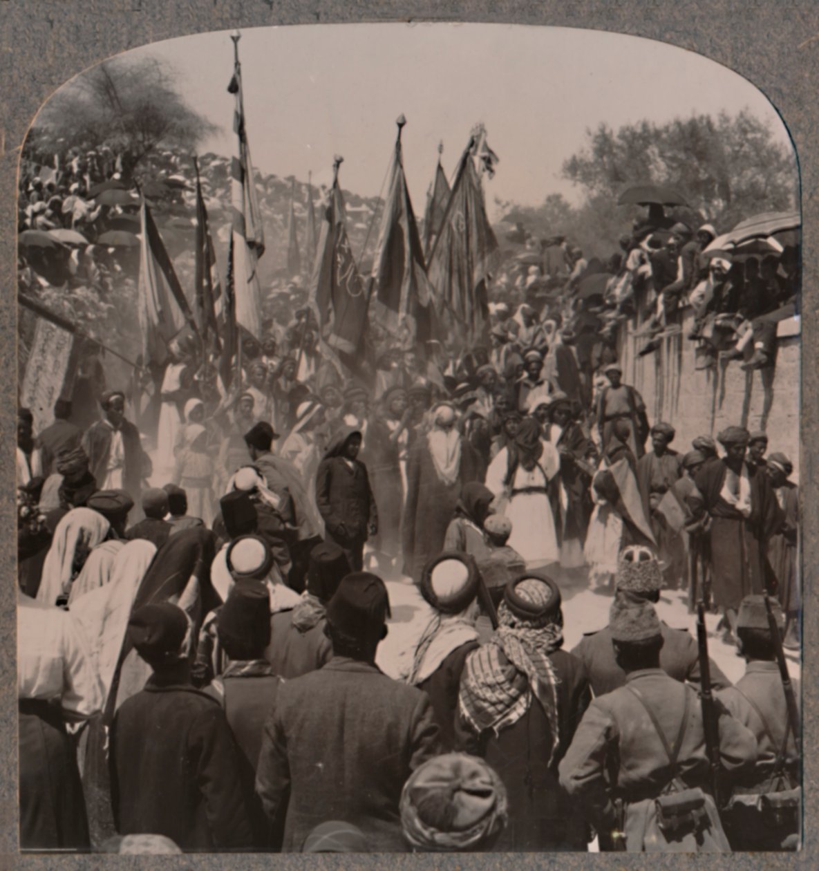 Procesión de Nebi Musa, c. 1900 de Unbekannt