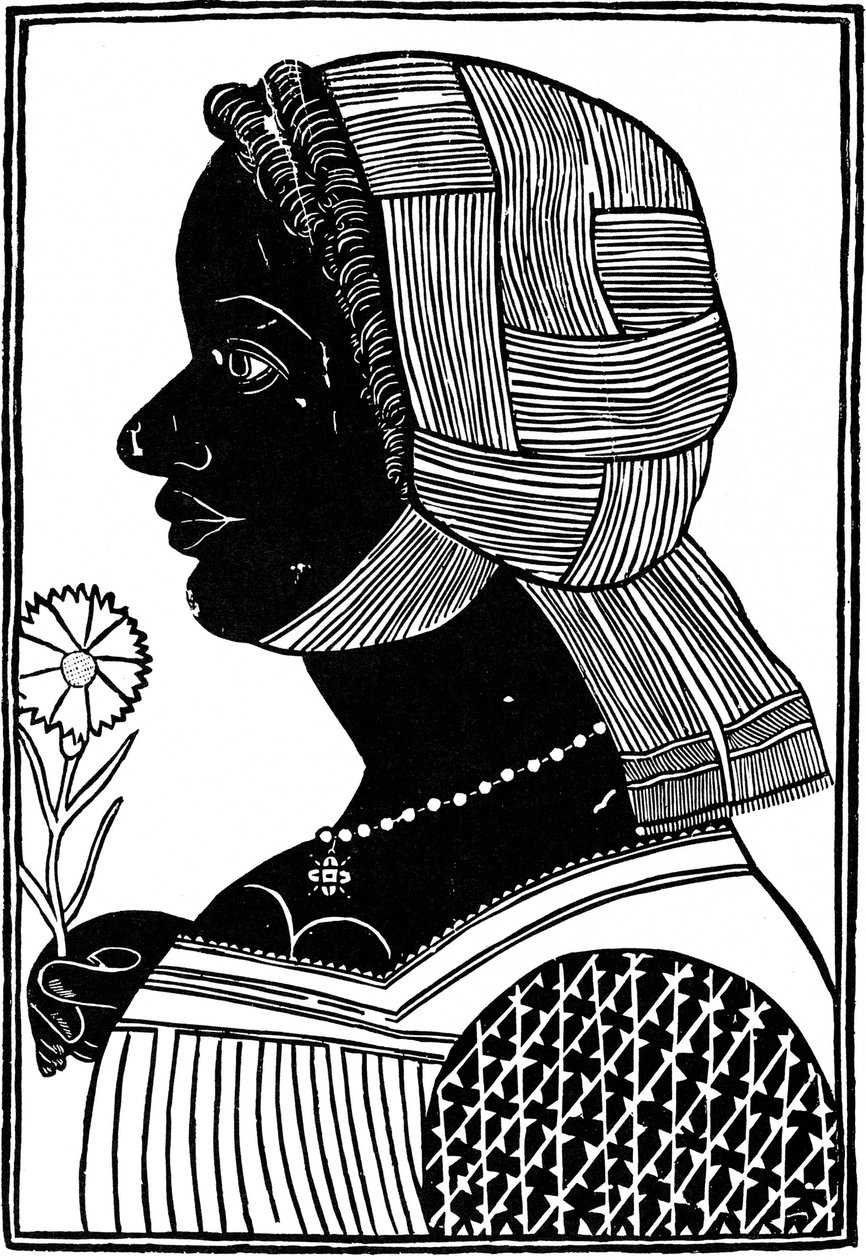 Mujer Negra, finales del siglo XV de Unbekannt