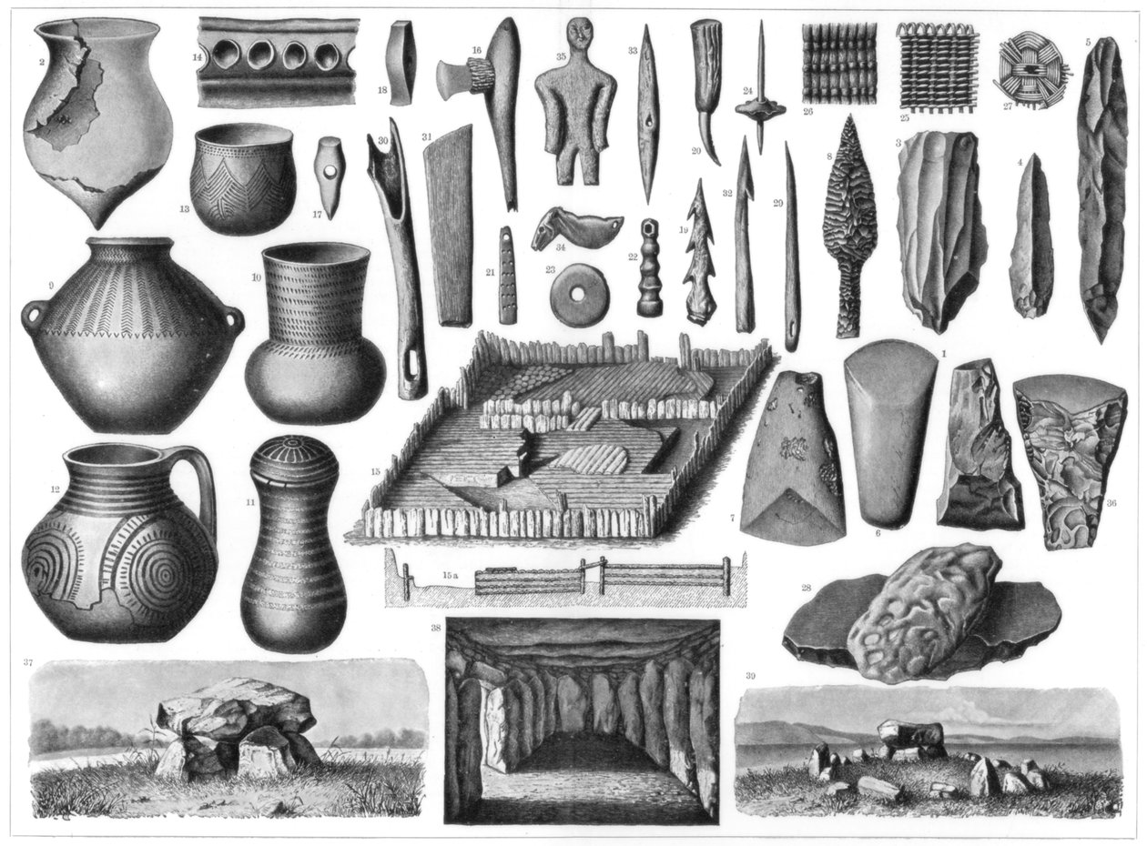 Antigüedades neolíticas, 1901 de Unbekannt
