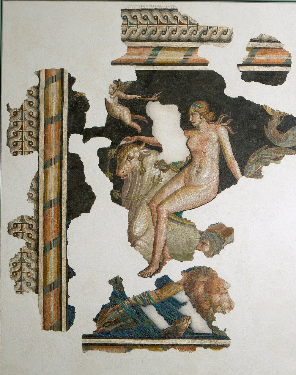 Nereida, Italia (mosaico) de Unbekannt