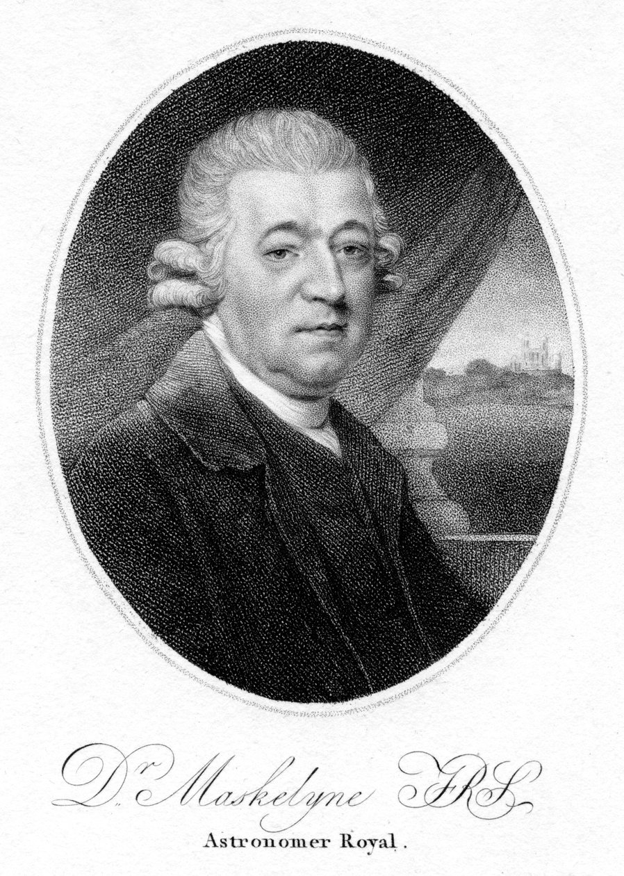 Nevil Maskelyne, astrónomo inglés, 1804 de Unbekannt