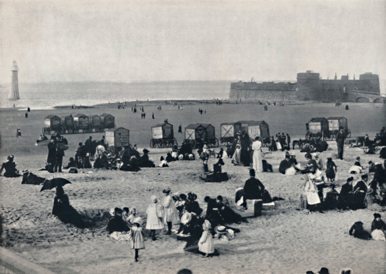New Brighton - Mostrando el Puerto y el Faro, 1895 de Unbekannt