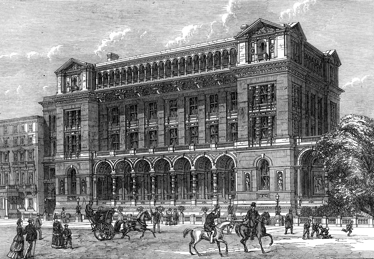 Nuevas escuelas de ciencias, South Kensington, Londres, siglo XIX de Unbekannt