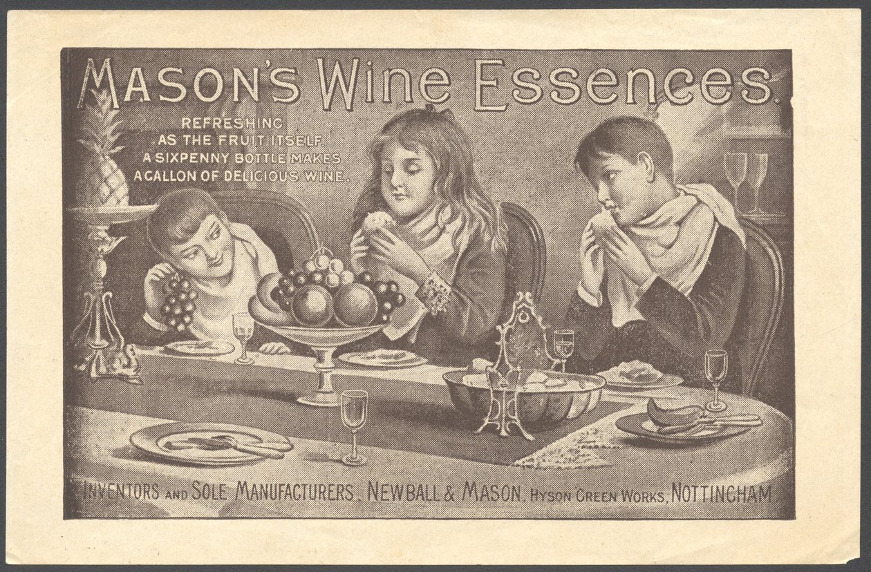 Esencias de vino de Newball & Mason, 1890s de Unbekannt