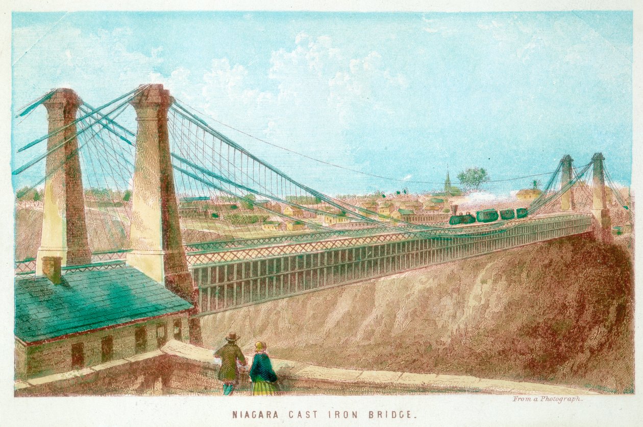 Puente de hierro fundido de Niagara, Nueva York, EE.UU. de Unbekannt