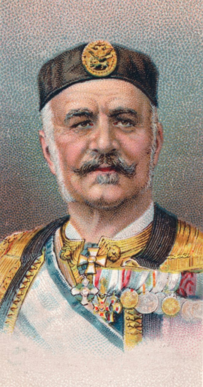Nicolás I 1841-1921, Rey de Montenegro, 1917 de Unbekannt