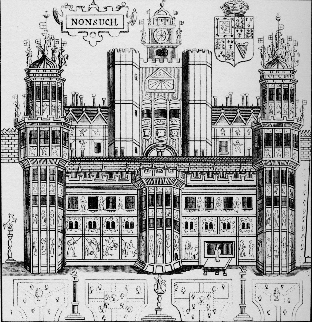 Nonsuch House, Londres, c. 1845 de Unbekannt
