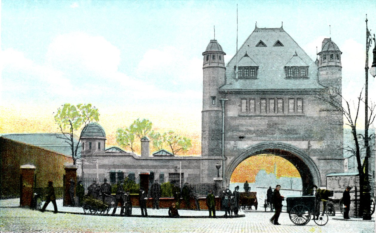Entrada norte, túnel de Blackwall, Londres, siglo XX de Unbekannt