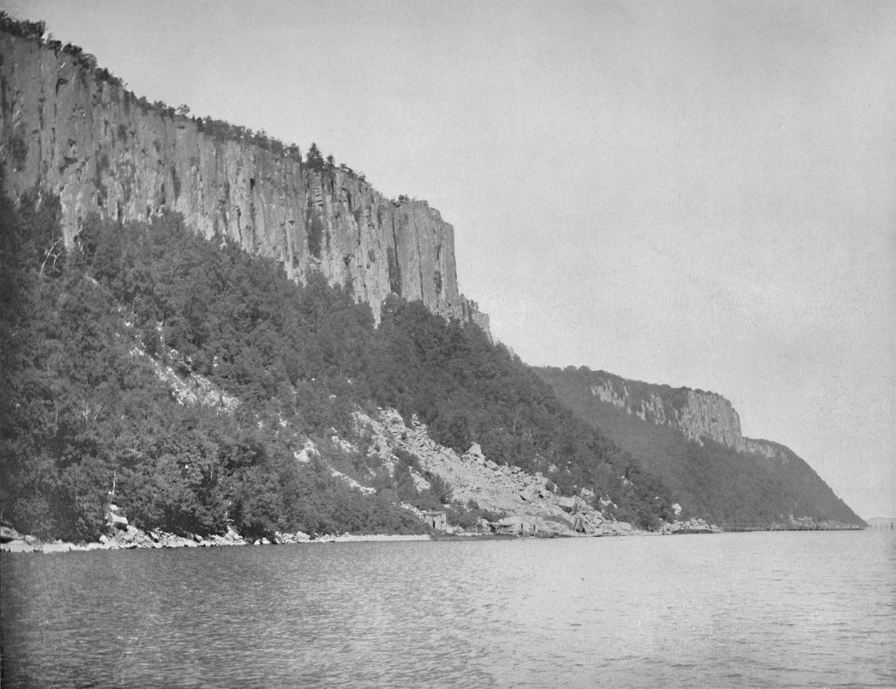Extremo Norte de Palisades, Río Hudson, c1897 de Unbekannt