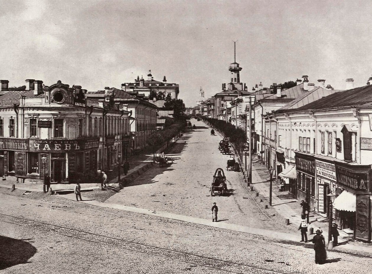 Calle Novaya Basmannaya, Moscú, Rusia, 1880s de Unbekannt