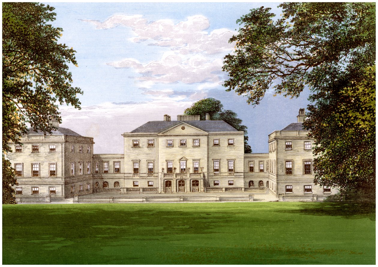 Parque Nuneham, Oxfordshire, hogar de la familia Harcourt, c1880 de Unbekannt