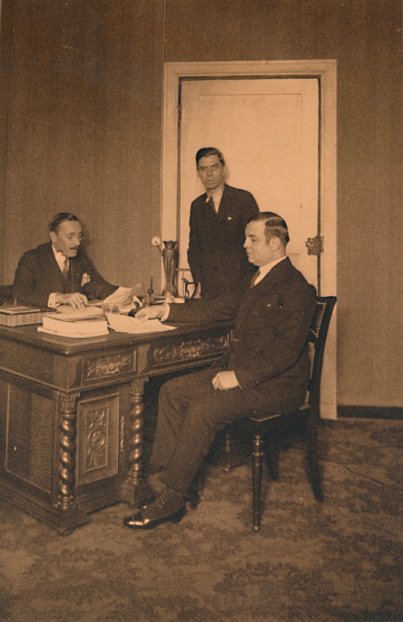 Oficina del Secretario en la Embajada de Cuba en Bruselas, Bélgica, 1927 de Unbekannt