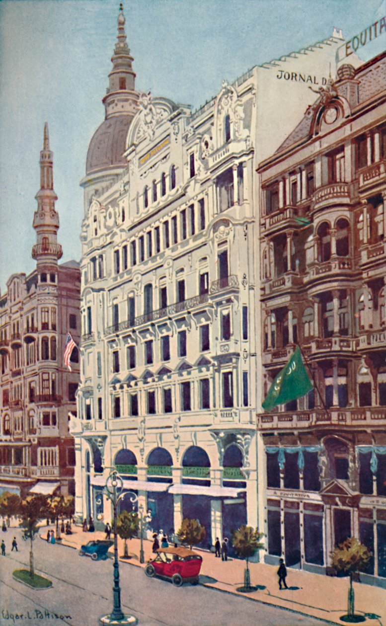 Oficinas del Jornal do Commercio, Avenida Rio Branco, 1914 de Unbekannt