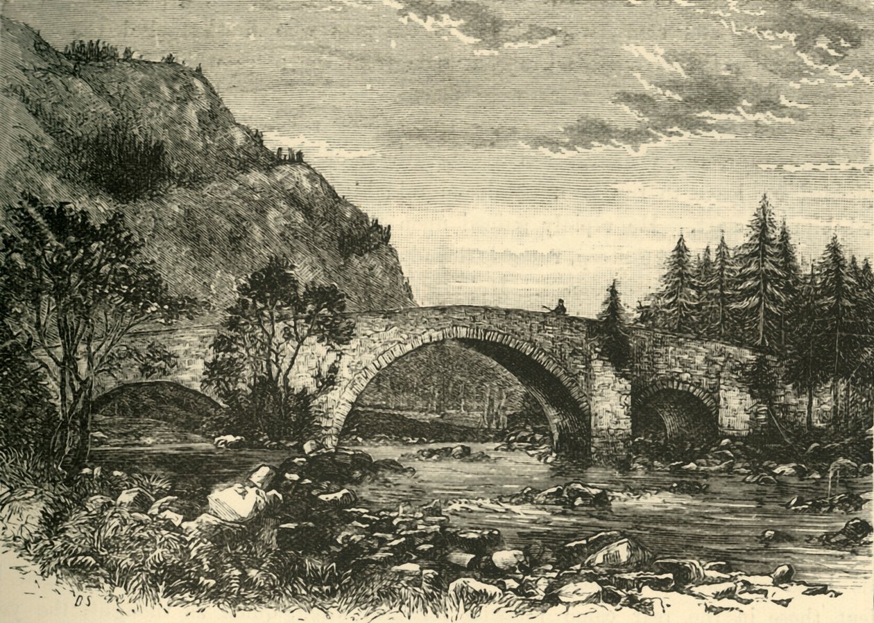 Puente viejo en Invercauld, 1898 de Unbekannt