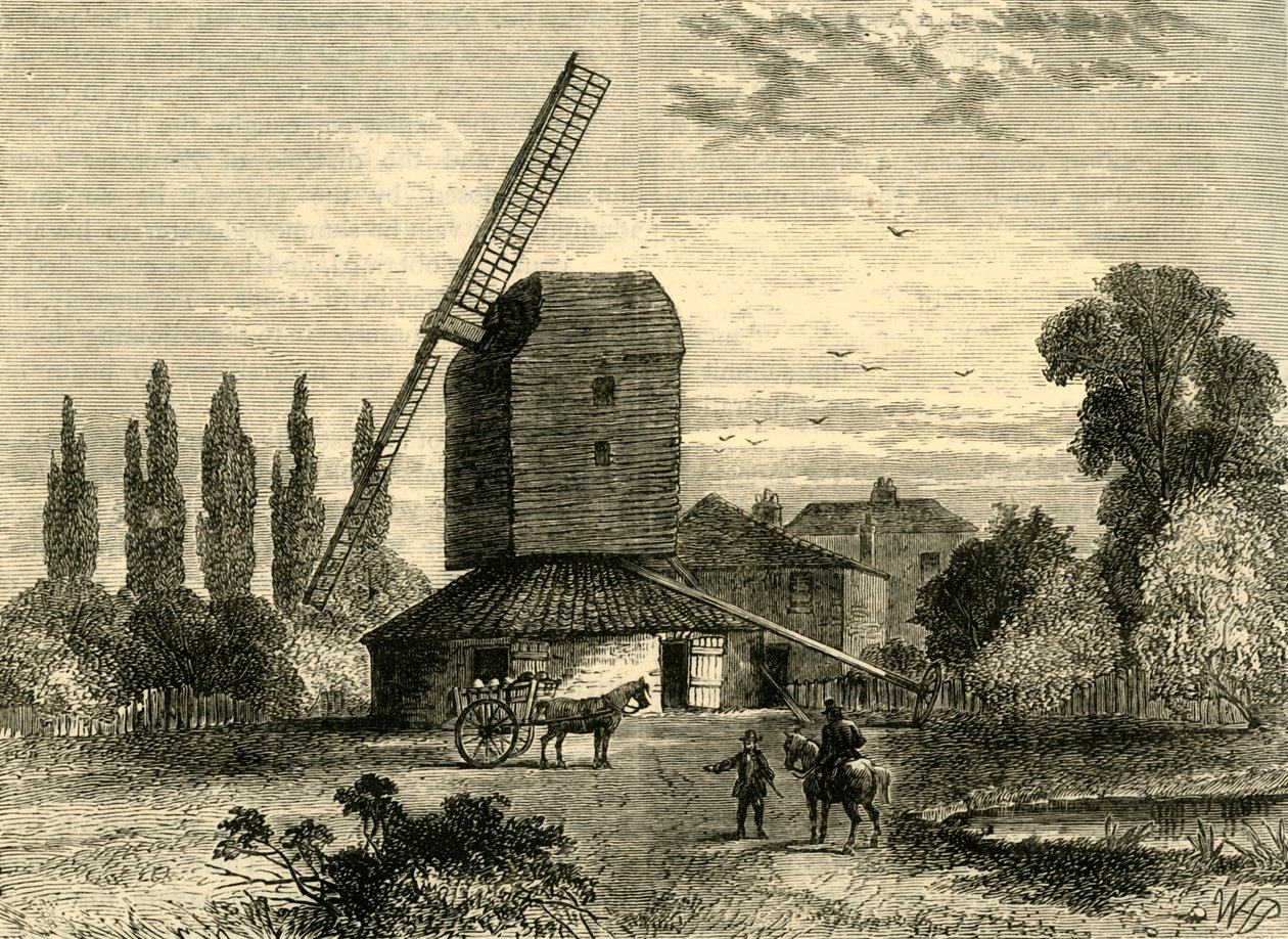 Viejo Molino de Camberwell, c1878 de Unbekannt