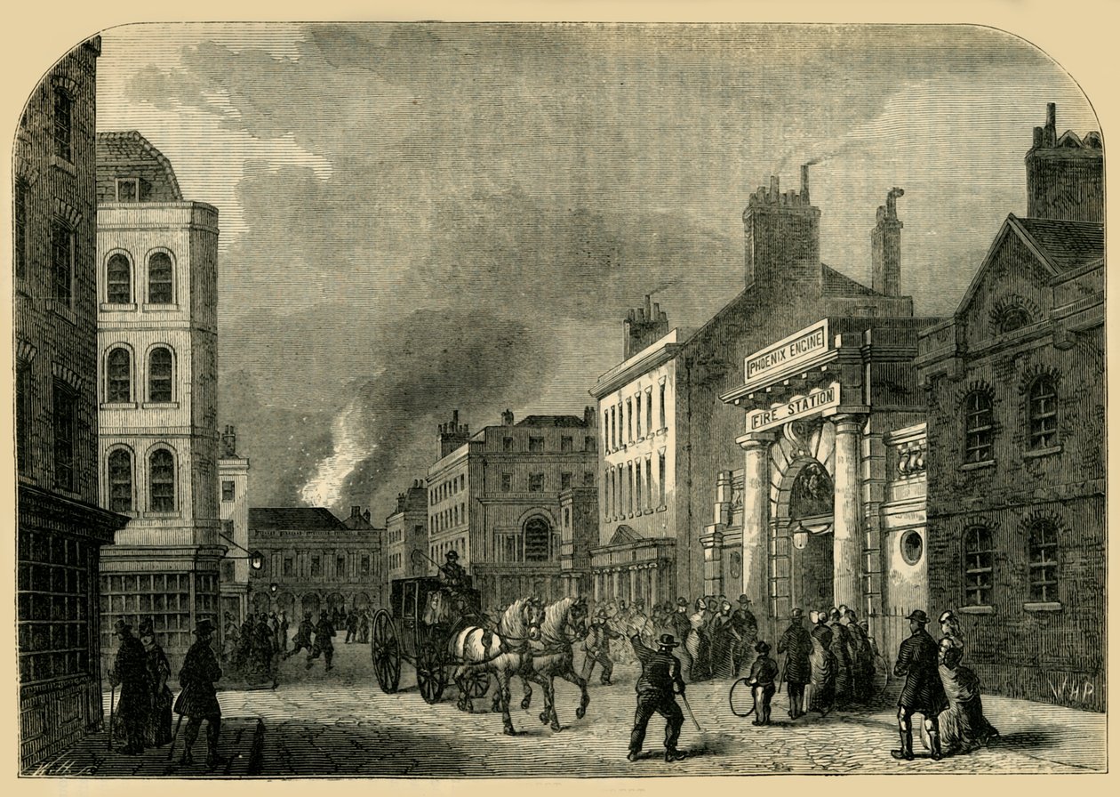 Vieja Calle Cockspur, 1881 de Unbekannt