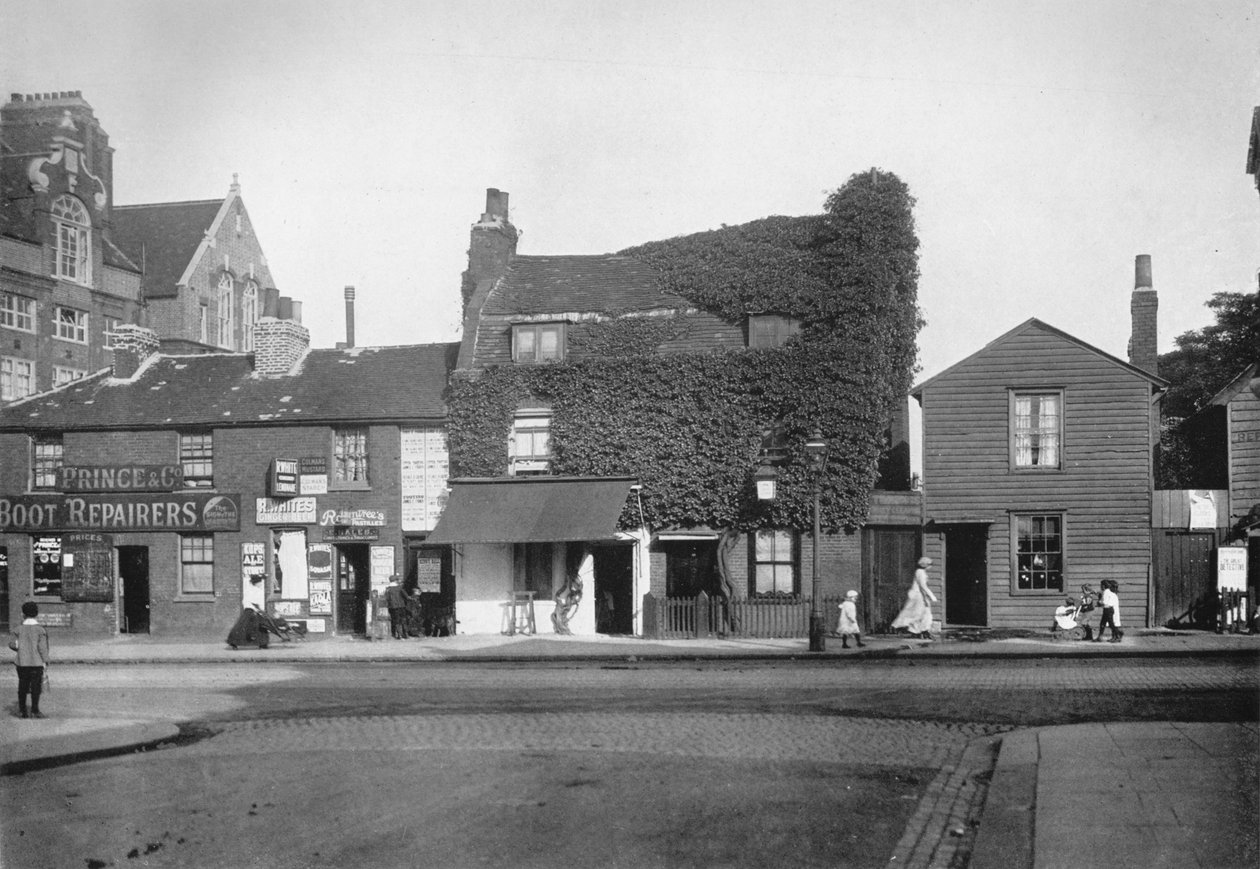 Viejas Cabañas en Merton Road, Tooting, c. 1890, 1912 de Unbekannt