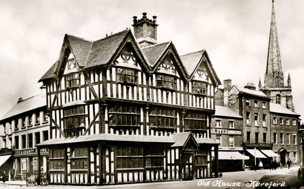 Casa antigua, Hereford, Herefordshire, principios del siglo XX de Unbekannt