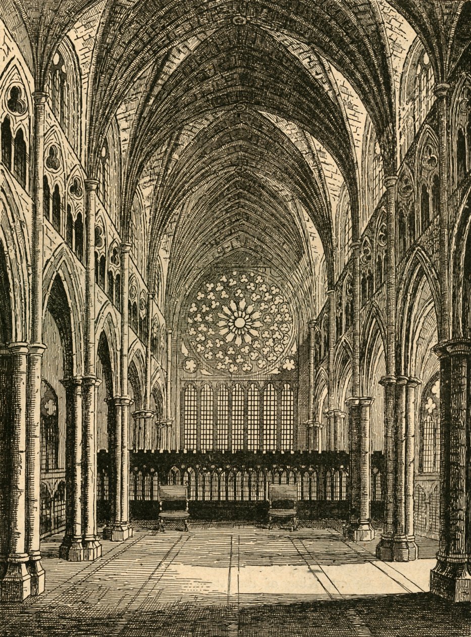 Vieja Catedral de San Pablo - El Interior, Mirando al Este, 1897 de Unbekannt