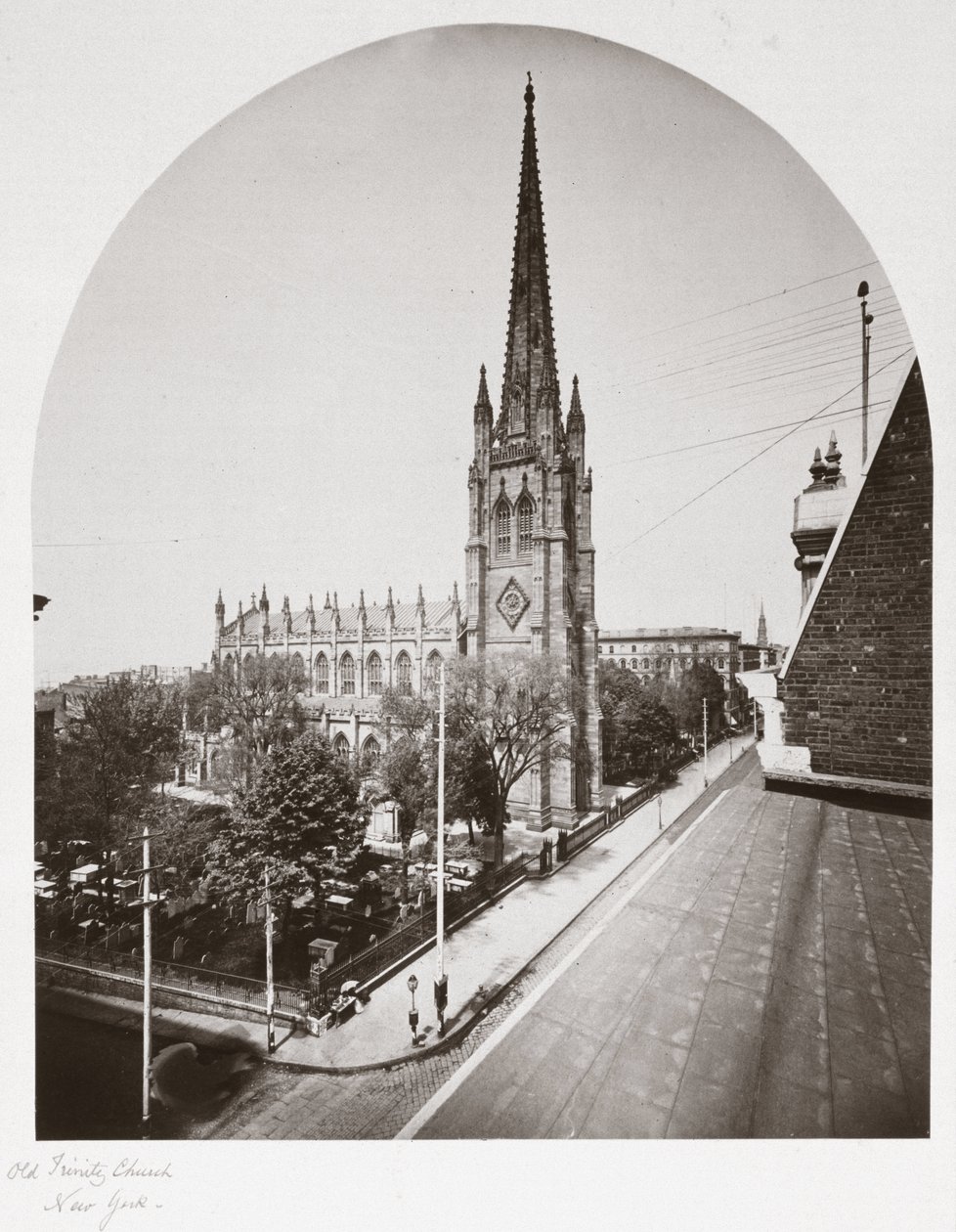 Iglesia de la Trinidad Vieja, Ciudad de Nueva York, Nueva York, EE.UU., c 1865 de Unbekannt