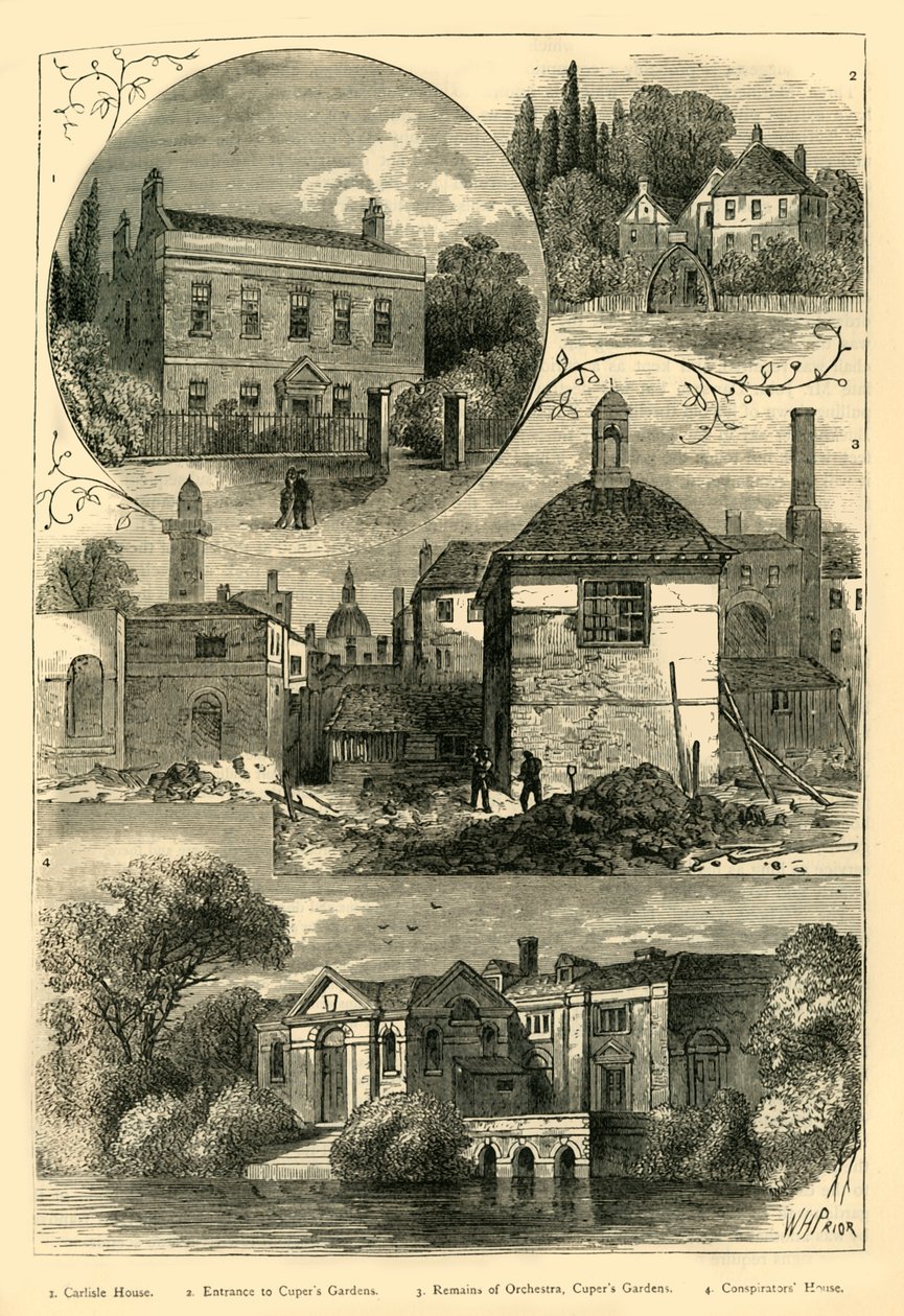 Vistas antiguas en Lambeth, c1878 de Unbekannt